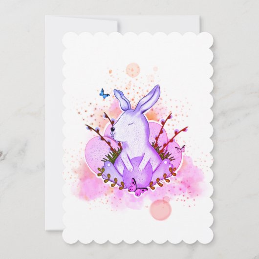 Pasen Brunch Egg Hunt Kaart (Achterkant)