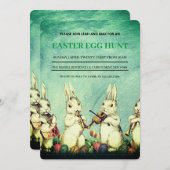 Pasen Brunch Egg Hunt Kaart (Voorkant / Achterkant)