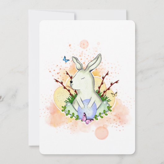 Pasen Brunch Egg Hunt Kaart (Achterkant)