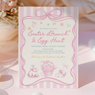 Pasen Brunch & Eieren zoeken Uitnodiging