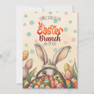Pasen Brunch & Eierenjacht Plezier Kaart