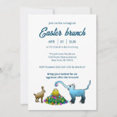 Pasen brunch & Eierenjacht uitnodiging (Voorkant)