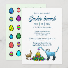 Pasen brunch & Eierenjacht uitnodiging