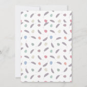 Pasen Brunch & Eierenjacht | Wildflower Bunny Kaart (Achterkant)