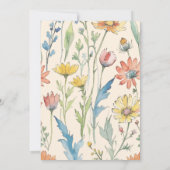 Pasen Brunch & Eierenjacht | Wildflower Bunny Kaart (Achterkant)