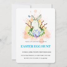 Pasen Brunch Eierzoeken Uitnodiging