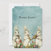 Pasen Brunch en Egg Hunt  Bunny Kaart (Achterkant)