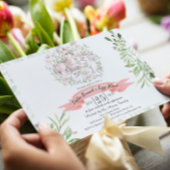 Pasen Brunch en Egg Hunt Deer Bunny Uitnodiging