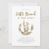 Pasen Brunch en Egg Hunt Kaart (Voorkant)