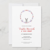 Pasen Brunch en Egg Hunt Kaart (Voorkant)