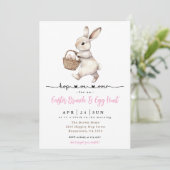 Pasen Brunch en Egg Hunt Kaart (Staand voorkant)