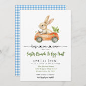 Pasen Brunch en Egg Hunt Kaart (Voorkant / Achterkant)