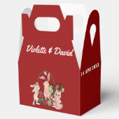 Pasen Brunch Floral Crown Bunny Family Waterverf Bedankdoosjes (Geopend)