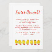 Pasen brunch kaart (Voorkant / Achterkant)