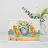  Pasen Brunch Kaart (Staand voorkant)