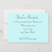  Pasen Brunch Kaart (Achterkant)