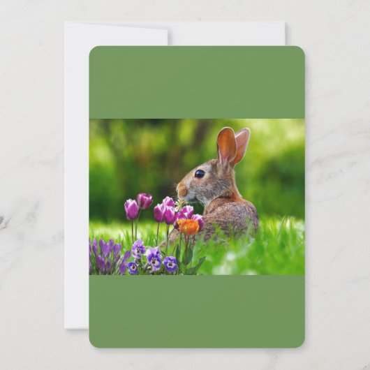 Pasen Brunch met uitnodiging tot het houden van ee (Achterkant)