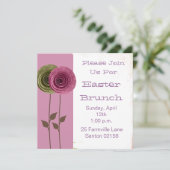 Pasen Brunch nodigt uit Kaart (Staand voorkant)