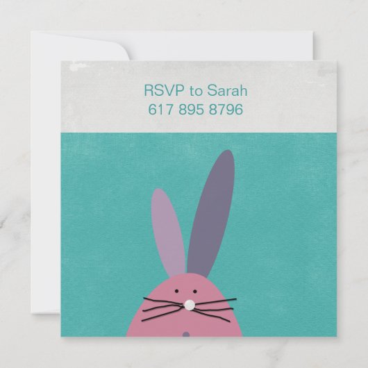 Pasen Brunch nodigt uit Kaart (Achterkant)