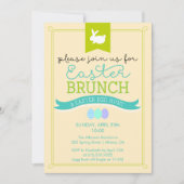 Pasen Brunch & Paasjacht Uitnodiging tot tante (Voorkant)