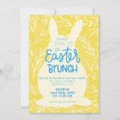 Pasen Brunch Partij Uitnodiging Uitnodigbare Sjabl (Voorkant)