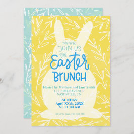 Pasen Brunch Partij Uitnodiging Uitnodigbare Sjabl