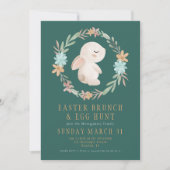 Pasen Brunch Pasen Ei Hunt Uitnodiging (Voorkant)