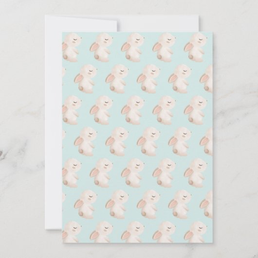 Pasen Brunch Pasen Ei Hunt Uitnodiging (Achterkant)