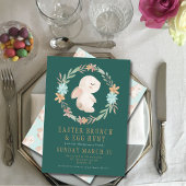 Pasen Brunch Pasen Ei Hunt Uitnodiging