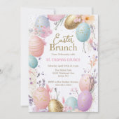 Pasen brunch, Pasen feest, paasjacht brunch Kaart (Voorkant)