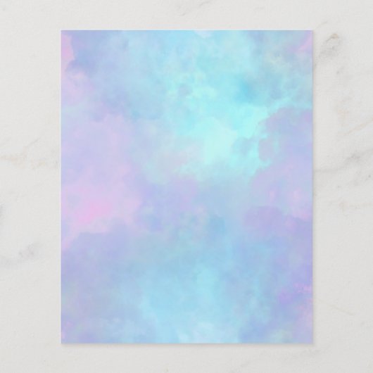 Pasen Brunch Waterverf Cake Cookie Invitation (Achterkant)