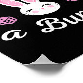 Pasen Bunco Hoppin om een Bunco Dice Bunny te roll Poster (Hoek)