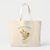 Pasen bundellevering Persoonlijke naam / Feestdage Grote Tote Bag (Voorkant)