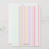 Pasen Bunnies Birthday Party Uitnodiging (Achterkant)