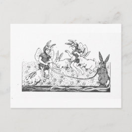 Pasen Bunnies  Boek Illustratie Briefkaart