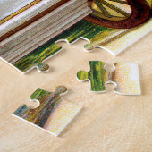 Pasen Bunnies in Automobiel Legpuzzel (Zijkant)