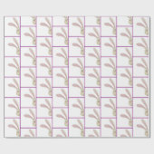 Pasen Bunnies op wit Cadeaupapier (Vlak)