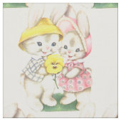 Pasen  Bunnies Stof (Close Up)