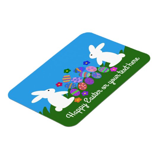 Pasen Bunny #1 Magnet Magneet (Linkerzijde)