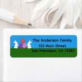 Pasen Bunny #2 de Etiketten van het Adres van de T (Insitu)