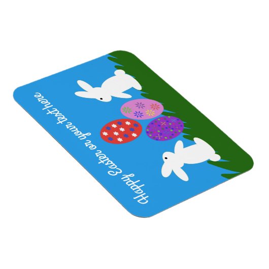Pasen Bunny #2 Magnet Magneet (Rechterzijde)