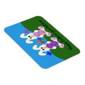 Pasen Bunny #4 Magnet Magneet (Rechterzijde)