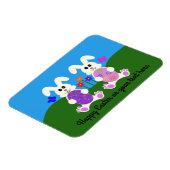 Pasen Bunny #4 Magnet Magneet (Linkerzijde)