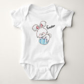 Pasen Bunny Baby Bodysuit (Voorkant)