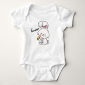 Pasen Bunny Baby Bodysuit (Voorkant)