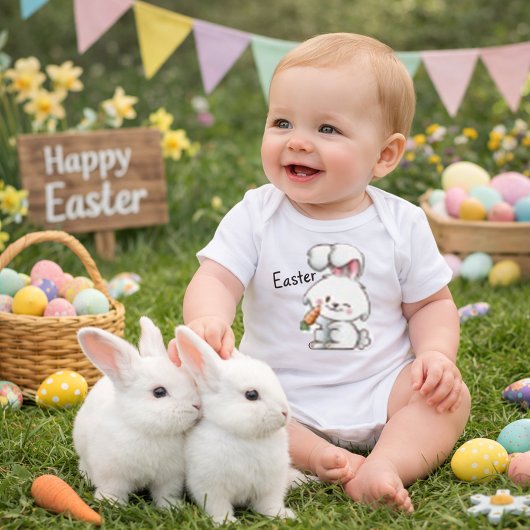 Pasen Bunny Baby Bodysuit