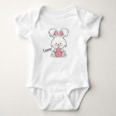 Pasen Bunny Baby Bodysuit (Voorkant)