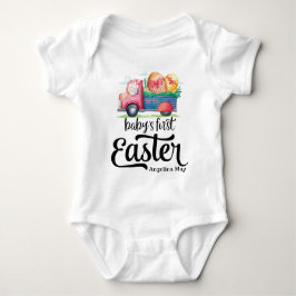 Pasen Bunny Baby eerste Pasen - Vrachtwagen Romper