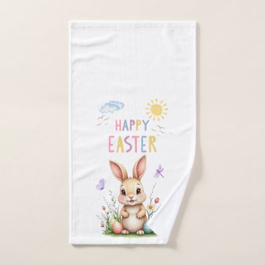 Pasen Bunny Badkamer Handdoek Set (Handdoek)