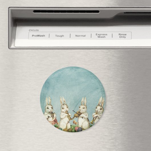 Pasen Bunny Band Magnet (Insitu (Vaatwasser))